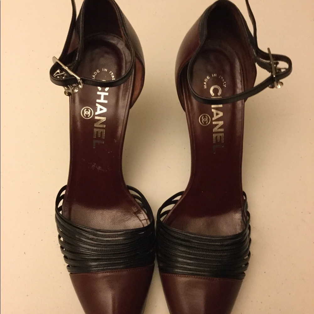 CHANEL slingback pumps size 9b